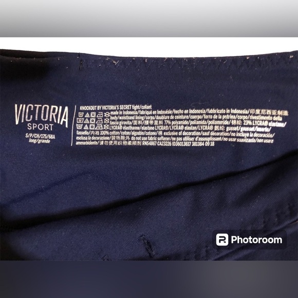 Victoria’s Secret | size S Knockout Leggings in Navy Blue - Picture 4 of 5